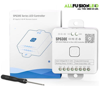 SP630E Bluetooth LED Controller KIT + RB4 Remote Control