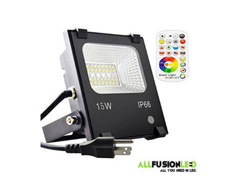 15W - RGBW LED Flood Light