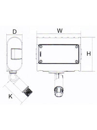15W - LED Flood Light High Power 5000K (Knuckle Mount)